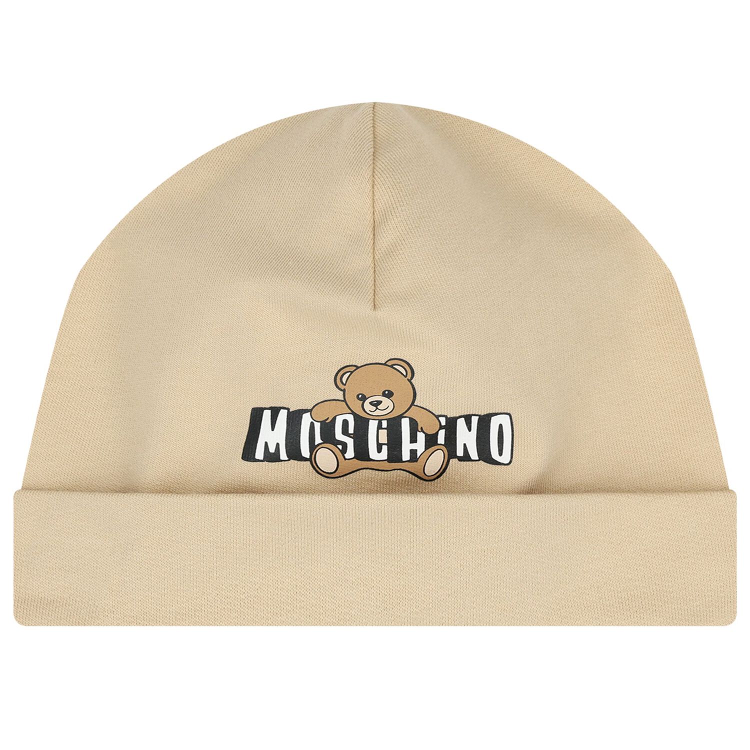 Beige Teddy Bear Logo Babygrow Gift Set, 2, hi-res