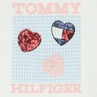 تيشيرت بنات بالشعار باللون الأبيض, 2, hi-res