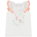 طقم بنات ليغنز باللون الأبيض والوردي, 1, hi-res