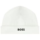 طقم هدايا ملابس أطفال أبيض بشعار أبيض للأولاد, 1, hi-res