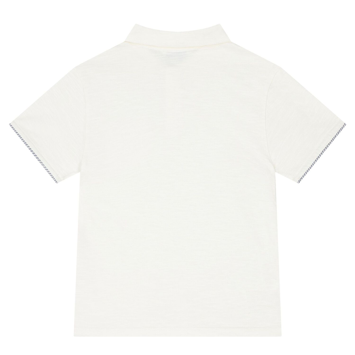 Boys White & Navy Striped Shorts Set, 1, hi-res