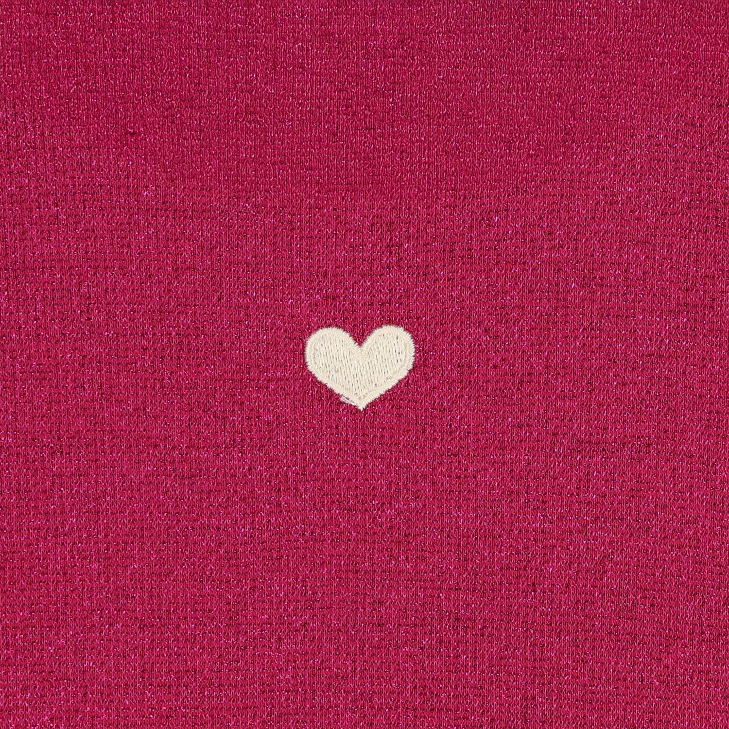 Girls Pink Heart Long Sleeve top, 2, hi-res