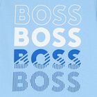Boys Blue Logo T-Shirt, 4, hi-res