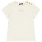 Ivory Logo T-Shirt, 1, hi-res