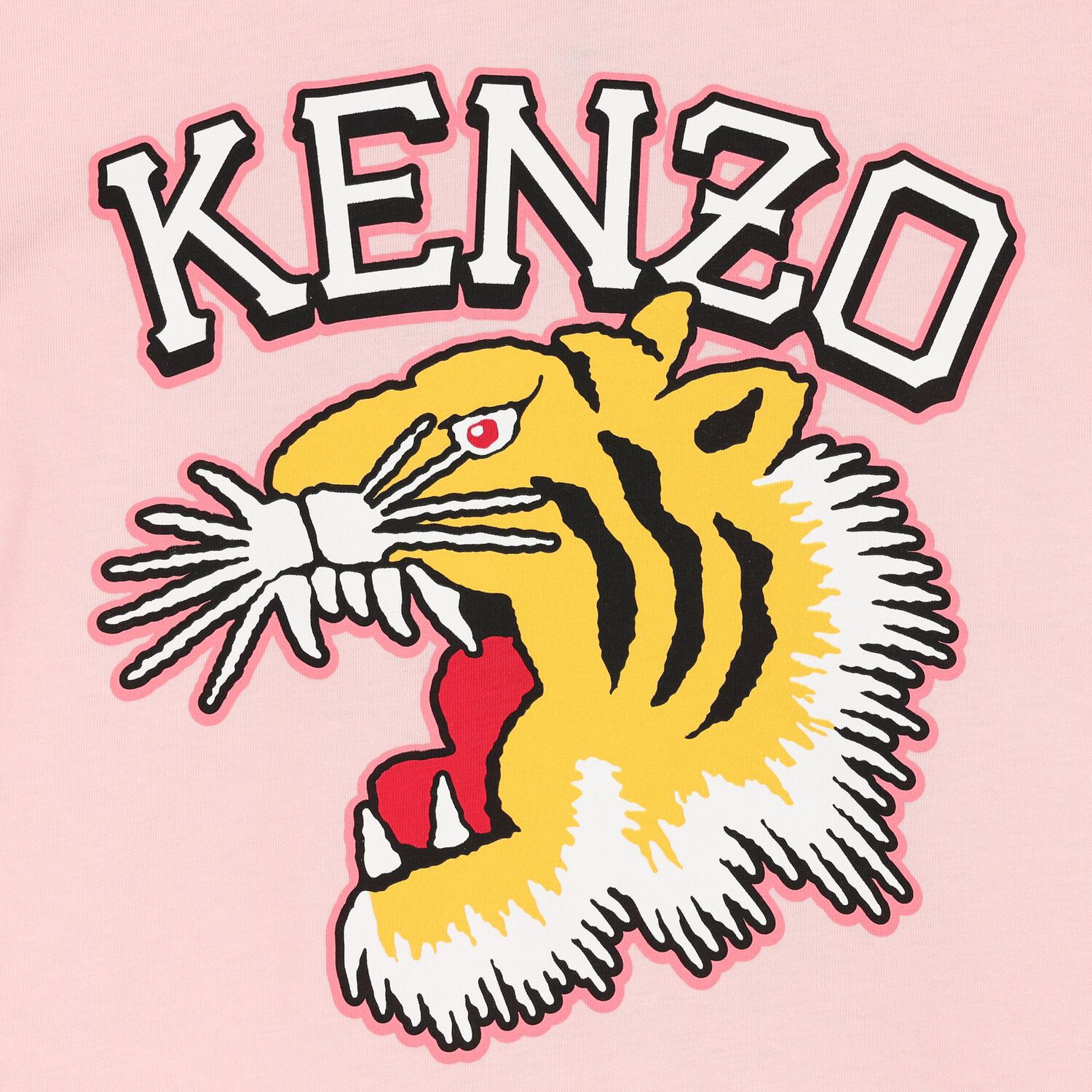 Girls Pink Tiger Logo Dress, 1, hi-res