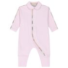 Baby Girls Pink Romper Gift Set, 2, hi-res