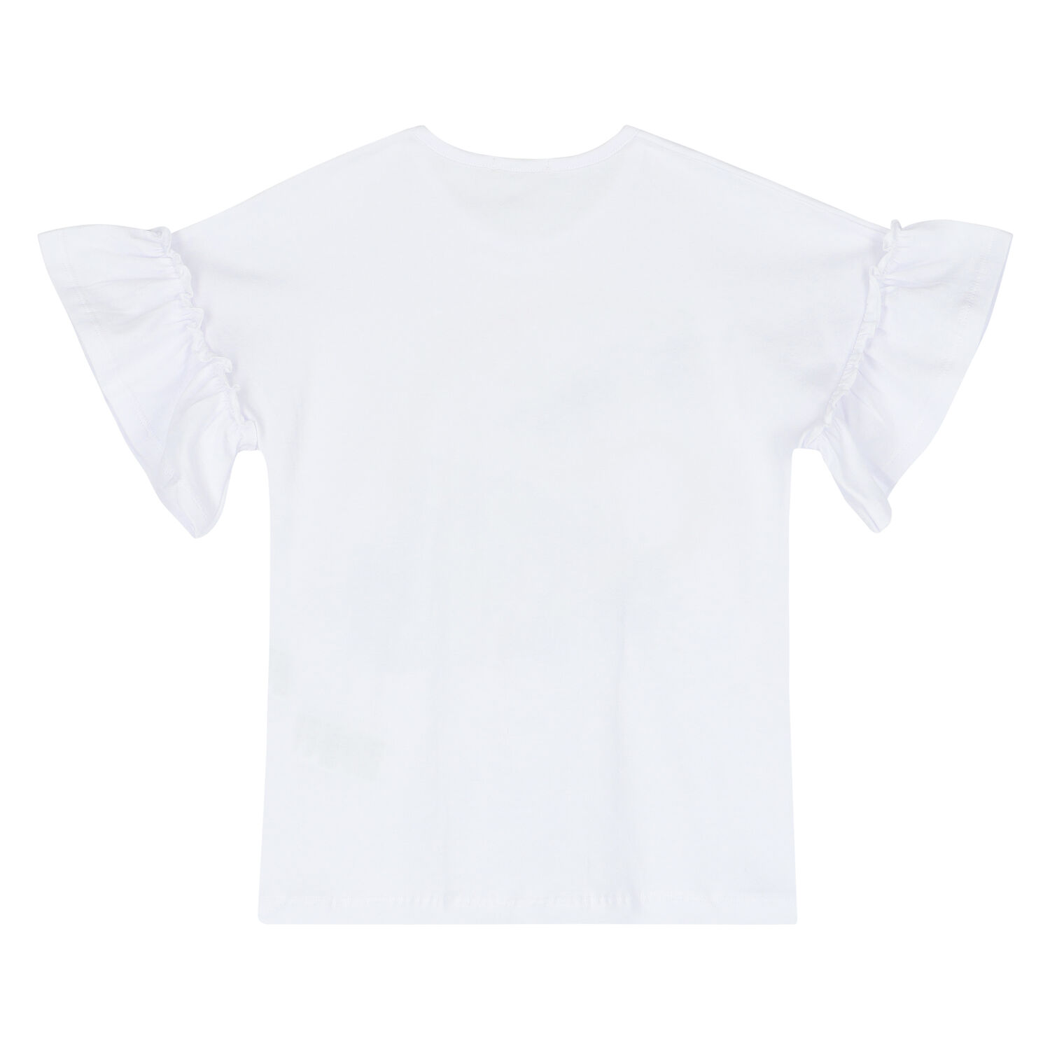 Girls White & Blue Camera Shorts Set, 1, hi-res