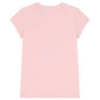 Girls Pink Logo T-Shirt