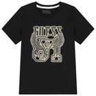 Boys Black Logo T-Shirt, 2, hi-res