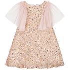 Girls Pink & Gold Sequin Dress, 1, hi-res