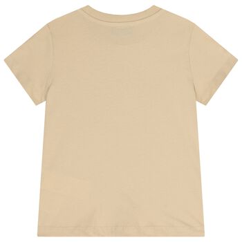 Beige Logo T-Shirt 