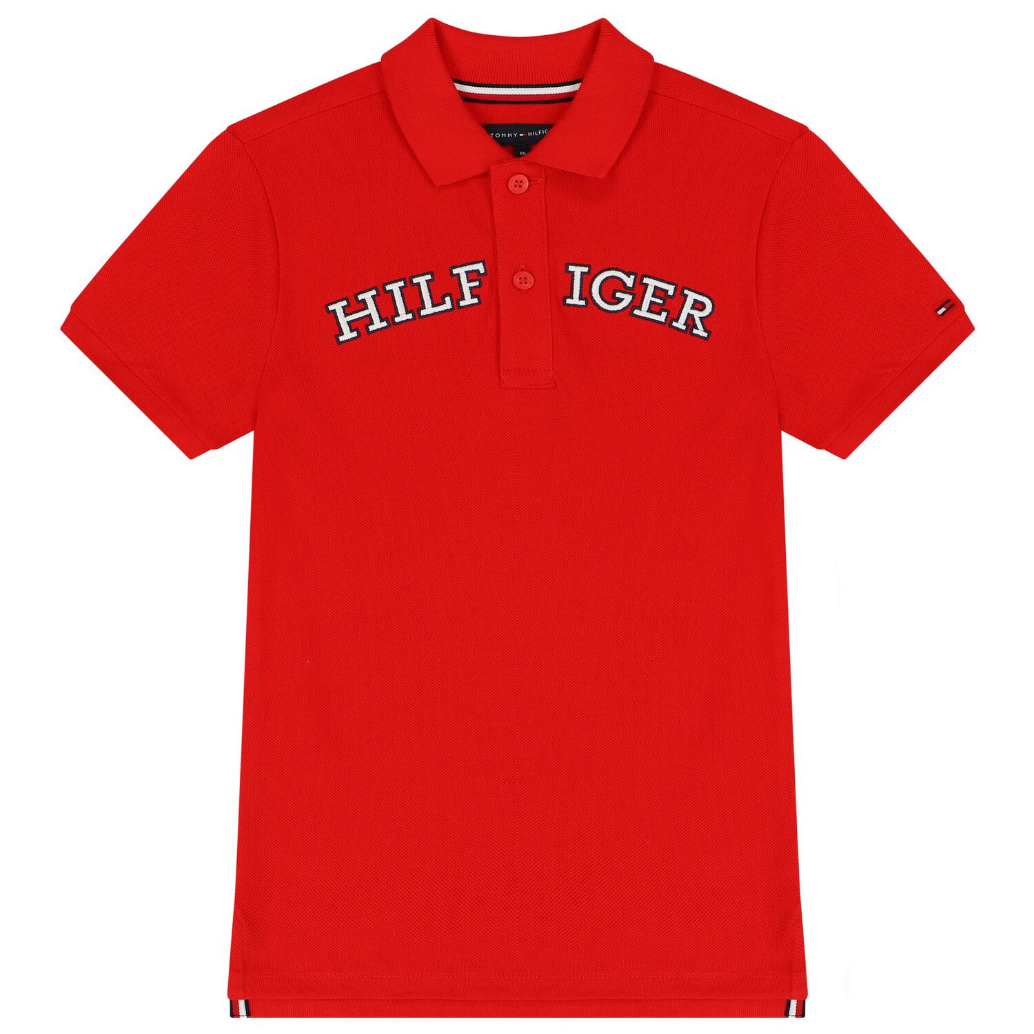 Boys Red Logo Polo Shirt, 2, hi-res image number null