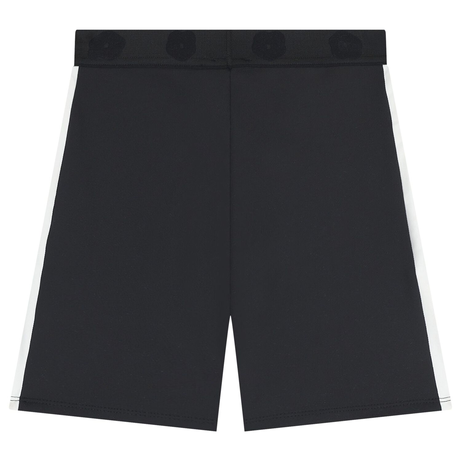 Girls Black Logo Cycling Shorts, 1, hi-res