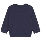 Younger Boys Navy Blue Jumper, 2, hi-res