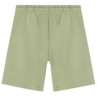 Boys Green Logo Shorts, 1, hi-res