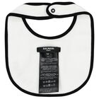 طقم أفرول هدايا بالشعار باللون الأبيض والأسود, 1, hi-res