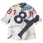 Boys Multi-Coloured Logo Shirt, 1, hi-res