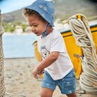 طقم شورت اولاد باللون الابيض والازرق, 1, hi-res