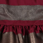 فستان بنات ستان مخطط باللون الاحمر و الذهبي , 1, hi-res