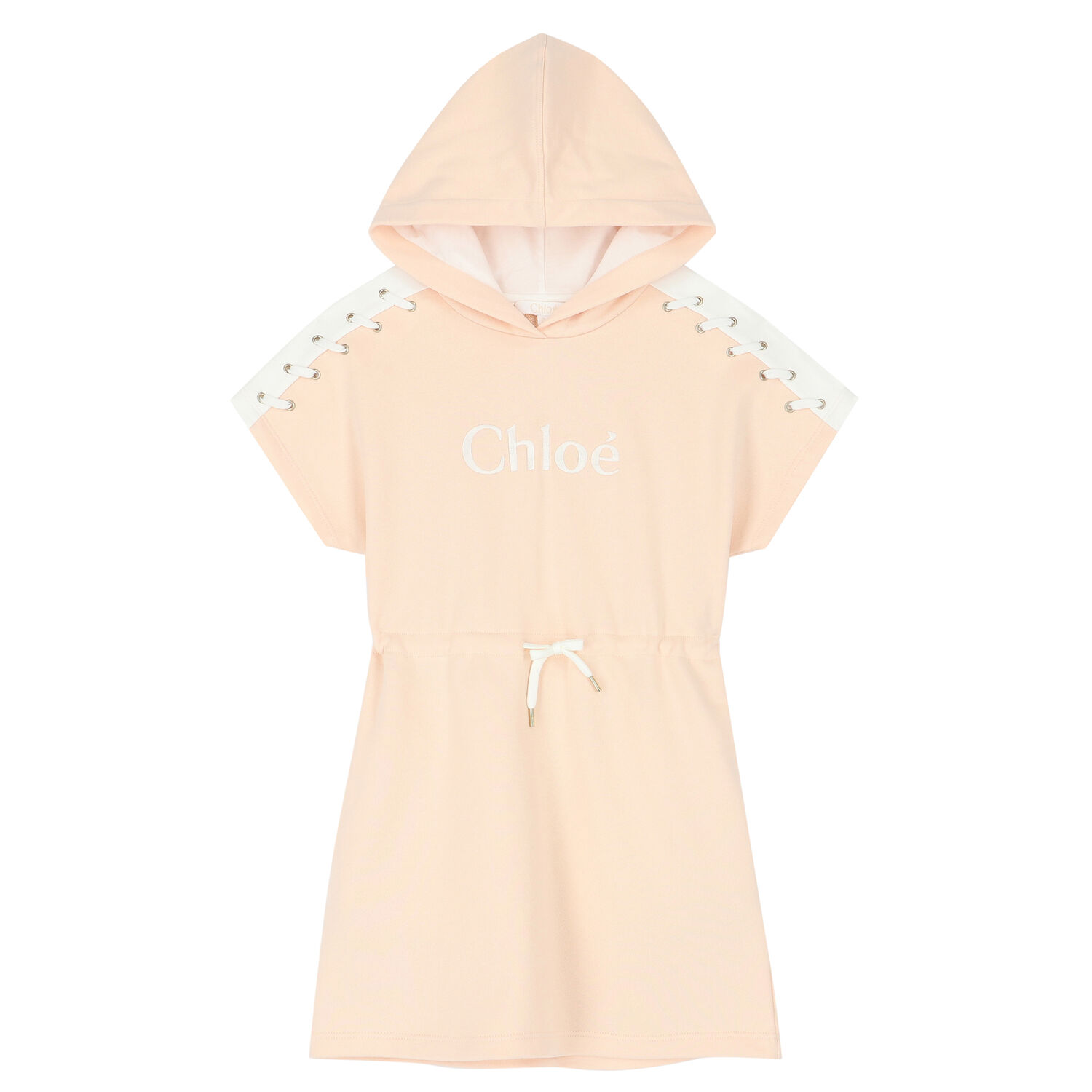 Girls Pink Logo Dress, 1, hi-res image number null