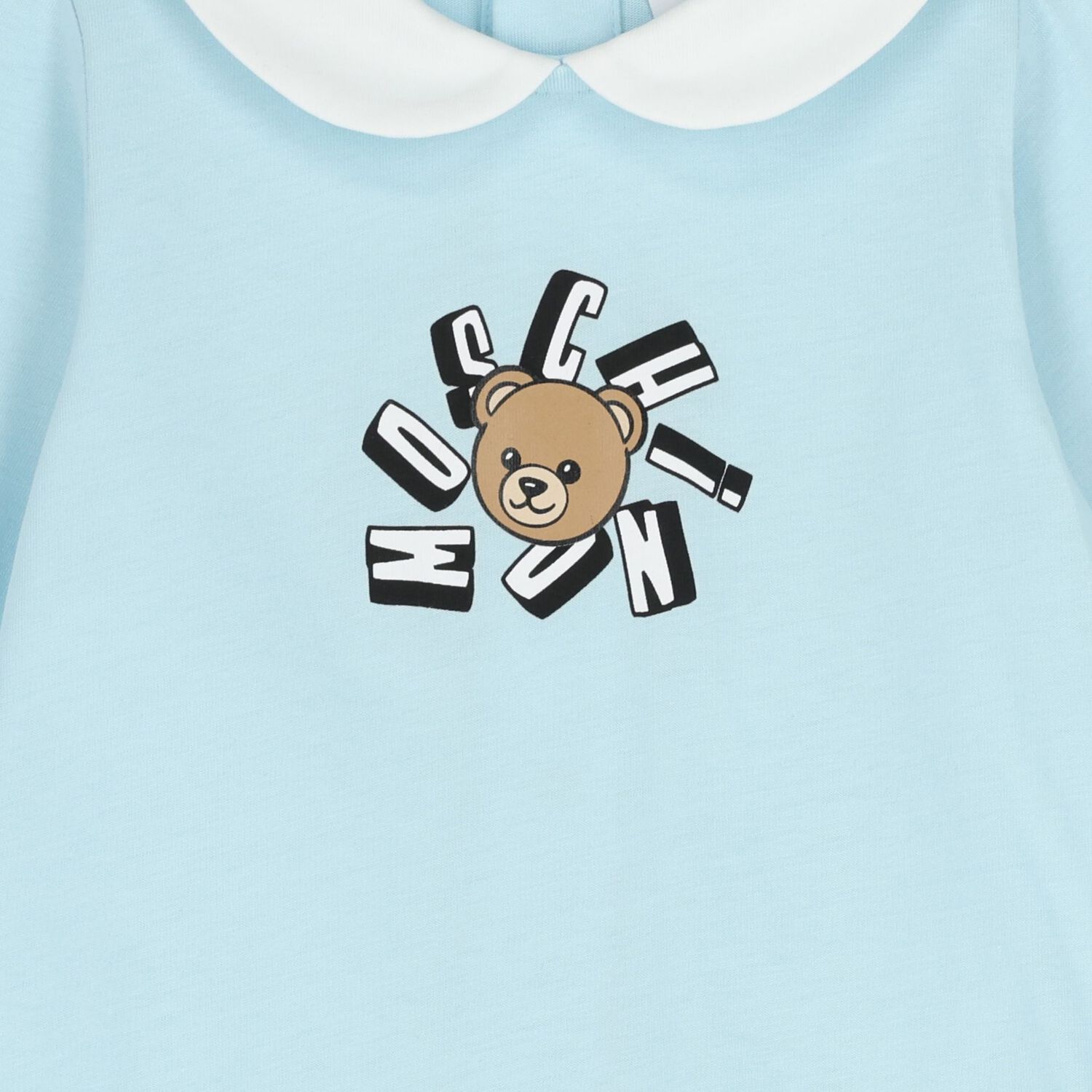 Blue Teddy Bear Logo Babygrow Gift Set , 3, hi-res