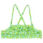 مايوه بنات بيكيني بطبعة باللون الأخضر, 1, hi-res