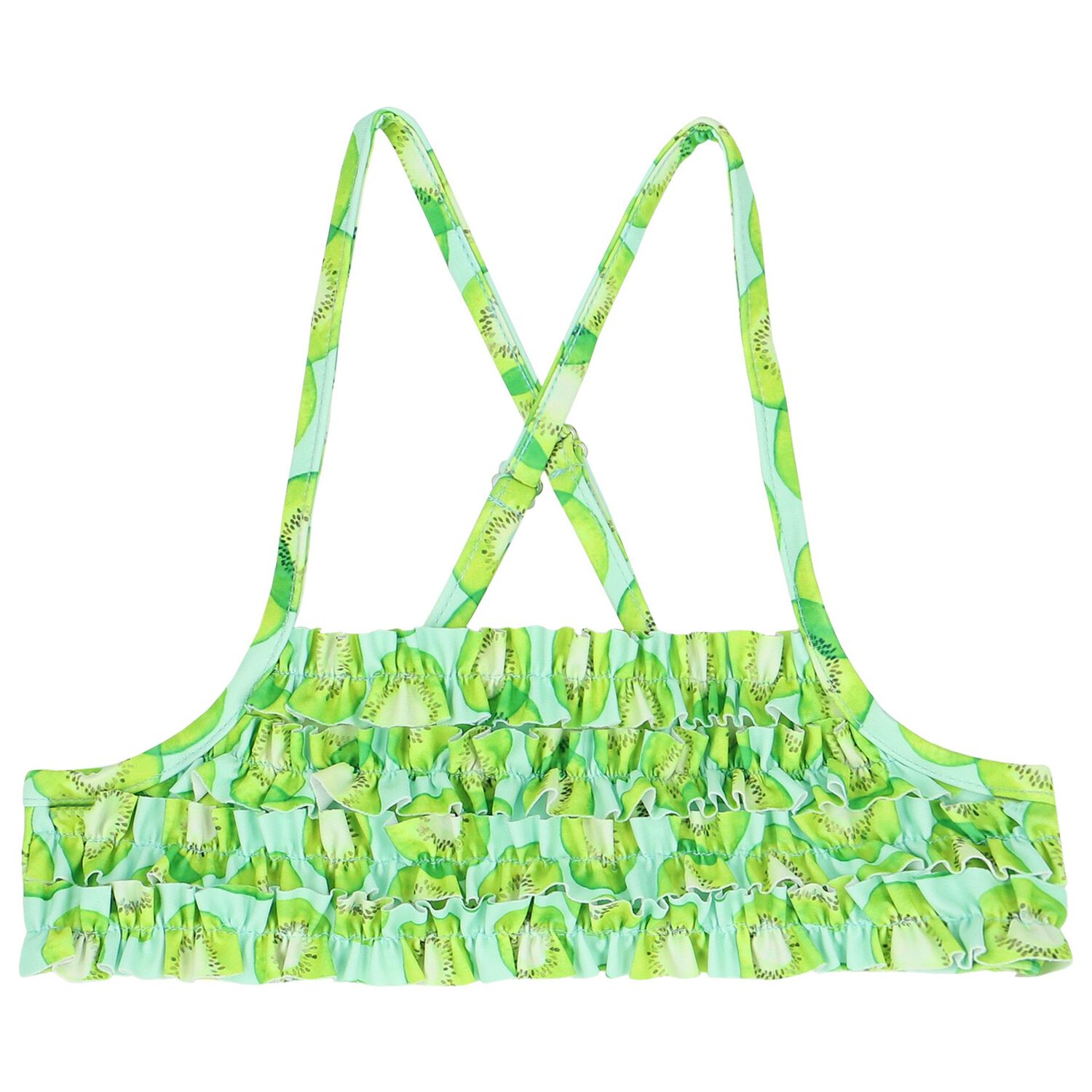 مايوه بنات بيكيني بطبعة باللون الأخضر, 1, hi-res image number null