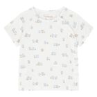 Baby Boys Ivory & Blue Tracksuit Set, 2, hi-res