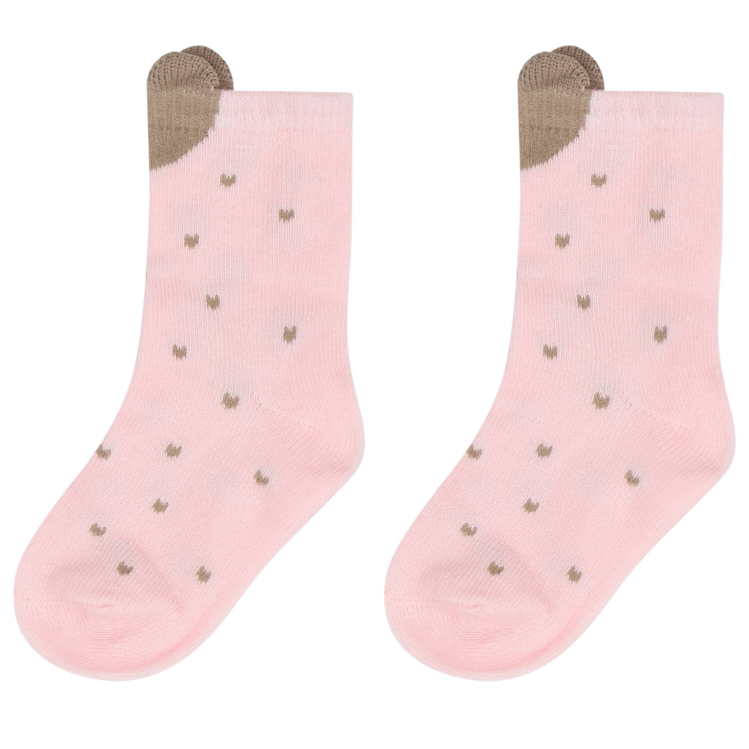 Baby Girls Pink Socks ( 4-Pack ), 1, hi-res