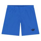 Younger Blue Logo Shorts Set, 1, hi-res
