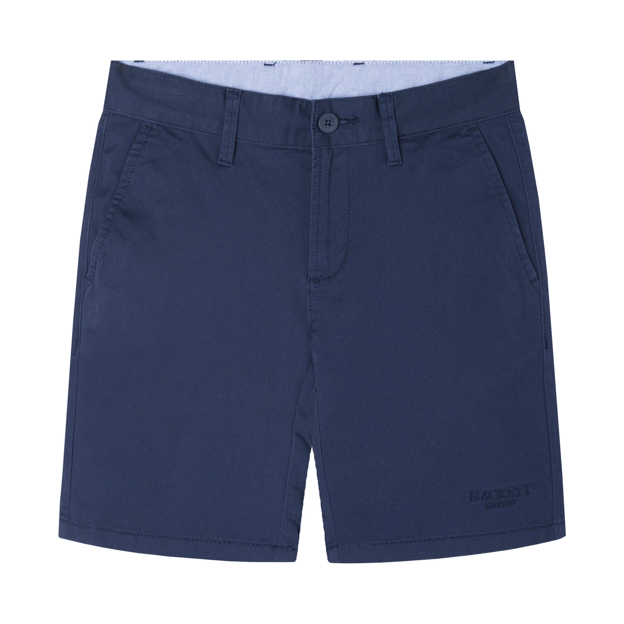 Hackett London Boys Navy Twill Shorts Junior Couture QA