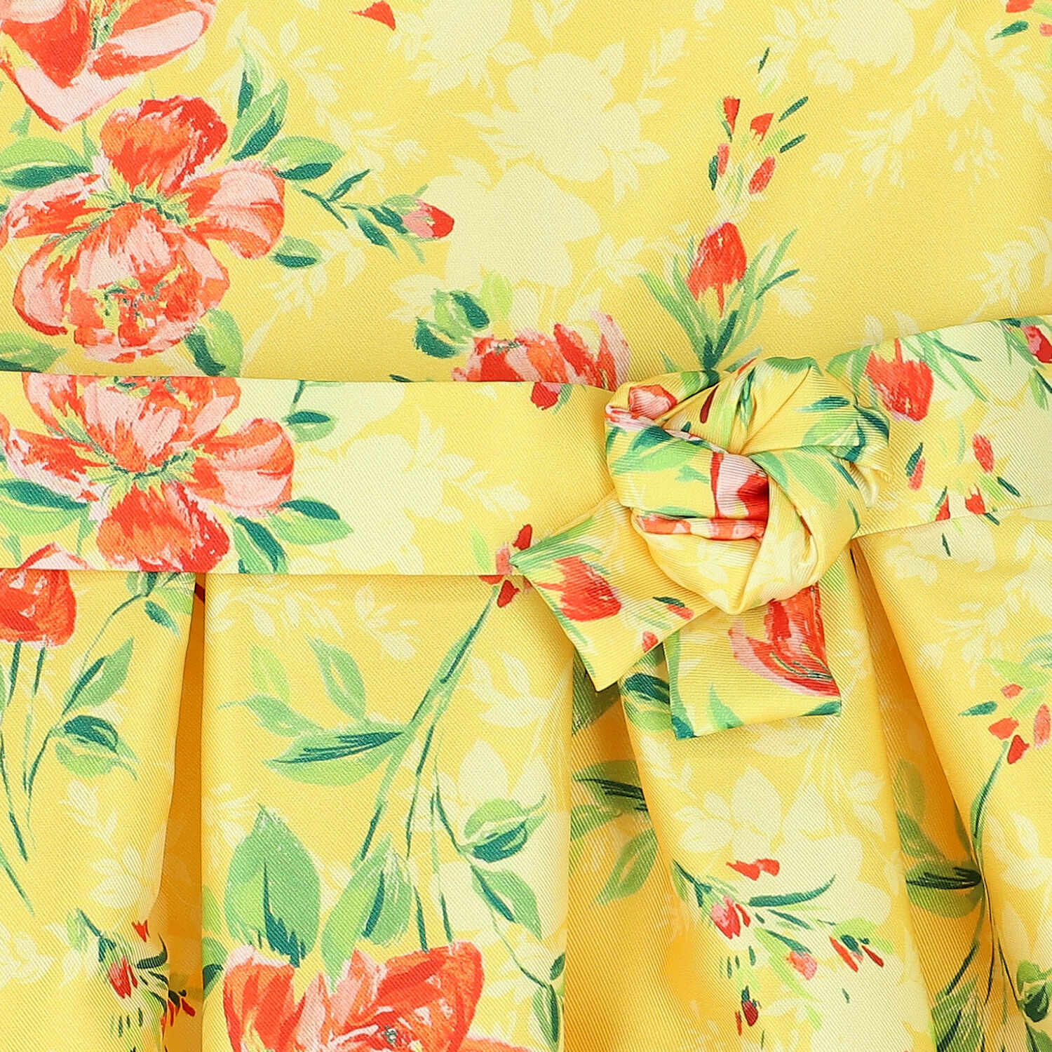 فستان بطبعة الزهور باللون الأصفر, 1, hi-res image number null