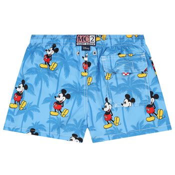 Boys Blue Mickey Mouse Swim Shorts