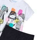 طقم ليجنز للبنات باللون الأبيض والأسود, 3, hi-res