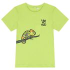 Boys Green Chameleon T-Shirt, 2, hi-res