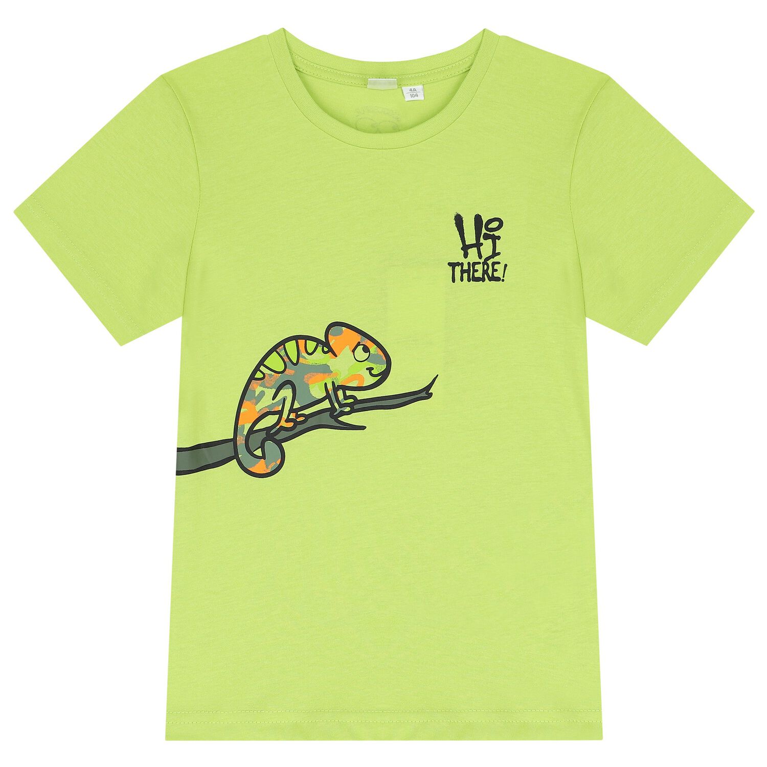 Boys Green Chameleon T-Shirt, 2, hi-res image number null