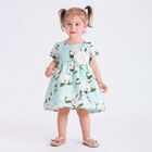 Baby Girls Mint Green Dress, 1, hi-res