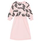 Girls Pink Logo Dress, 1, hi-res