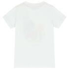 Boys White Logo T-Shirt, 1, hi-res