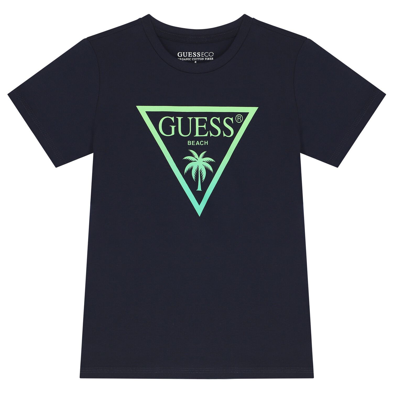 تيشيرت أولاد بالشعار باللون الكحلى, 3, hi-res