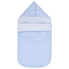 مدس اولاد قابل للعكس بطبعه شكل هندسي باللون الازرق , 2, hi-res