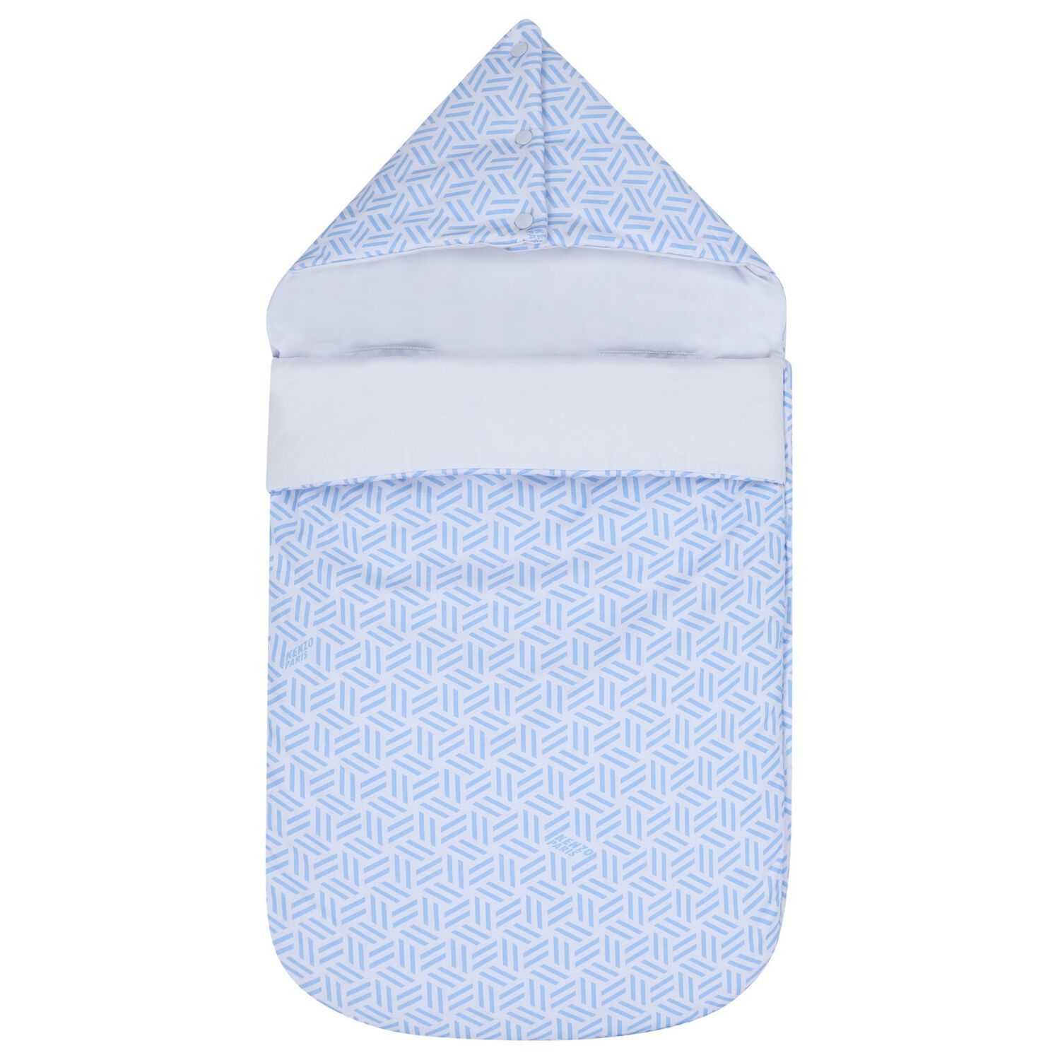 مدس اولاد قابل للعكس بطبعه شكل هندسي باللون الازرق , 2, hi-res