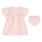 طقم فستان أطفال بطبعة نمر باللون الوردي للبنات, 1, hi-res