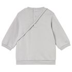 طقم فستان رمادي للفتيات الصغيرات, 2, hi-res