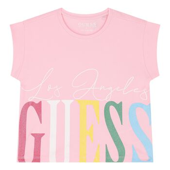 Girls Pink Logo T-Shirt