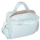 Baby Boys Blue & White Zig Zag Changing Bag, 1, hi-res