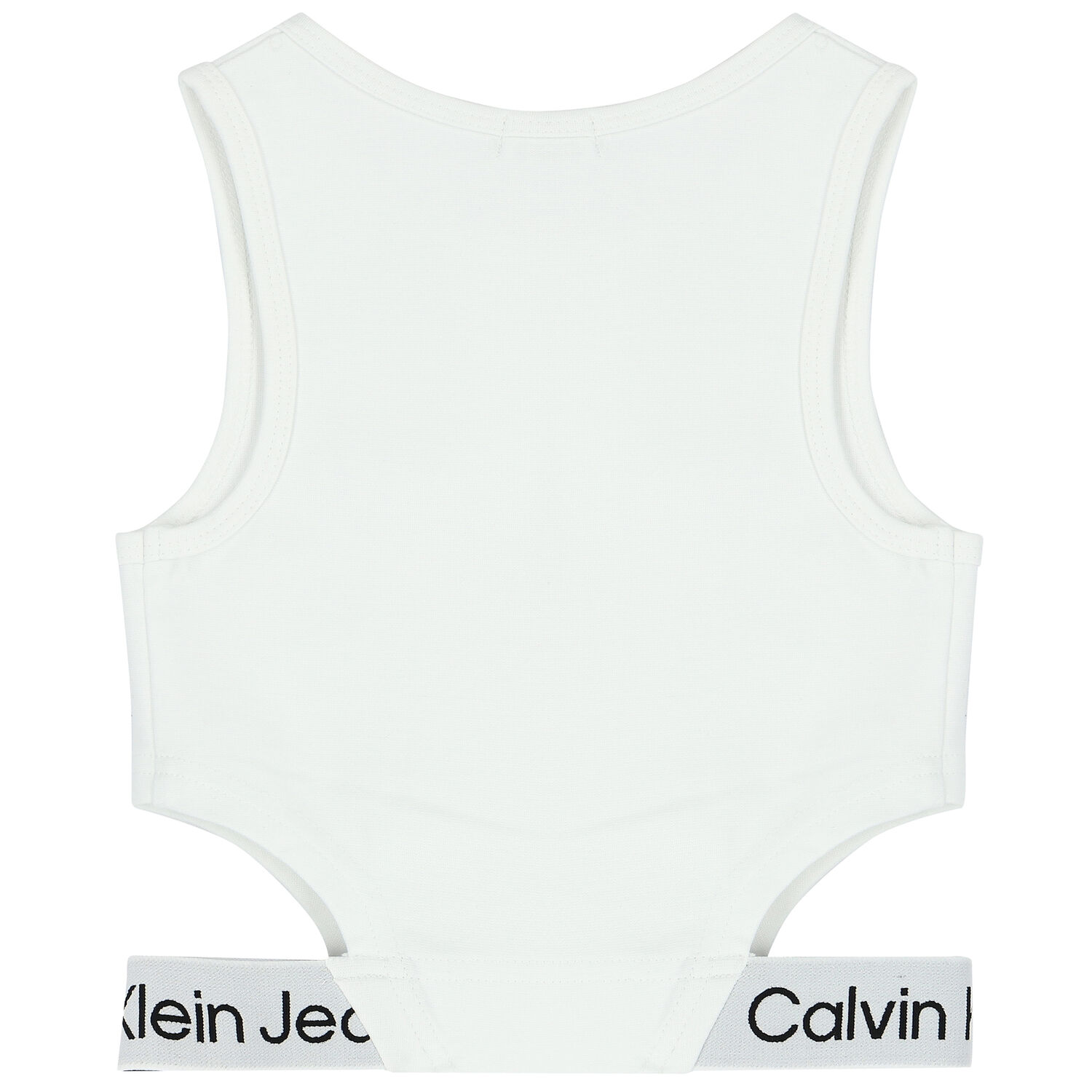 Girls White Logo Top, 2, hi-res image number null