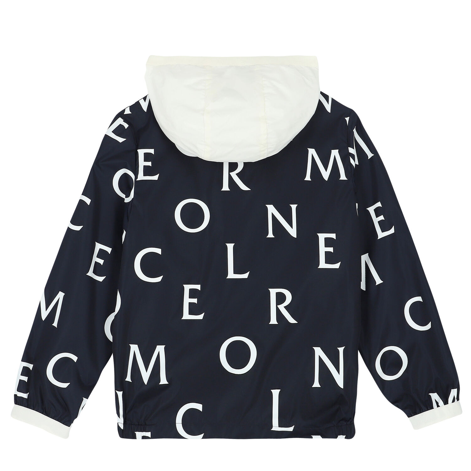 Boys Navy Logo Hooded Jacket, 1, hi-res image number null