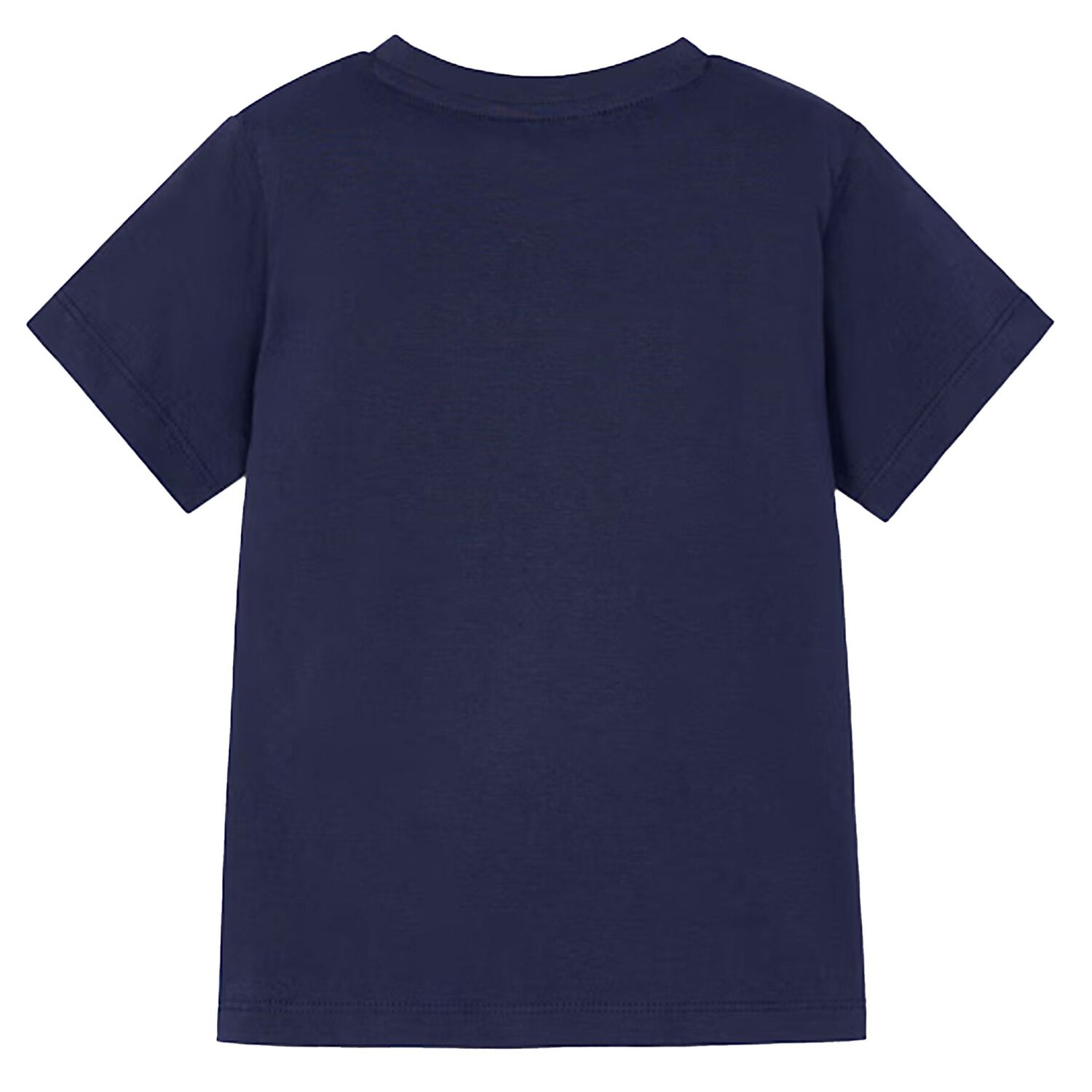 Boys Navy Cotton Printed T-Shirt, 1, hi-res