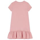Girls Pink Polo Bear Dress, 1, hi-res